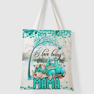 I love being Grandma Nana Mimi Personalized Tote Bag