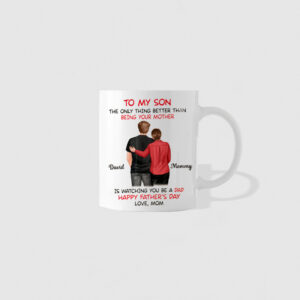 Watching You Be A Dad - Personalized Mug